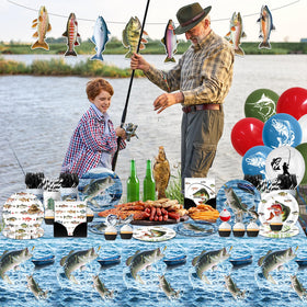 Suzkoqo Fishing cups feature marine artwork for easy serving