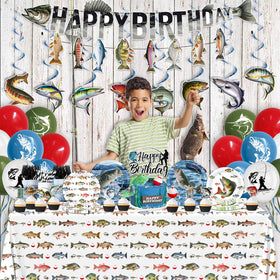 Suzkoqo Fishing napkins add themed accents and quick cleanup at the table