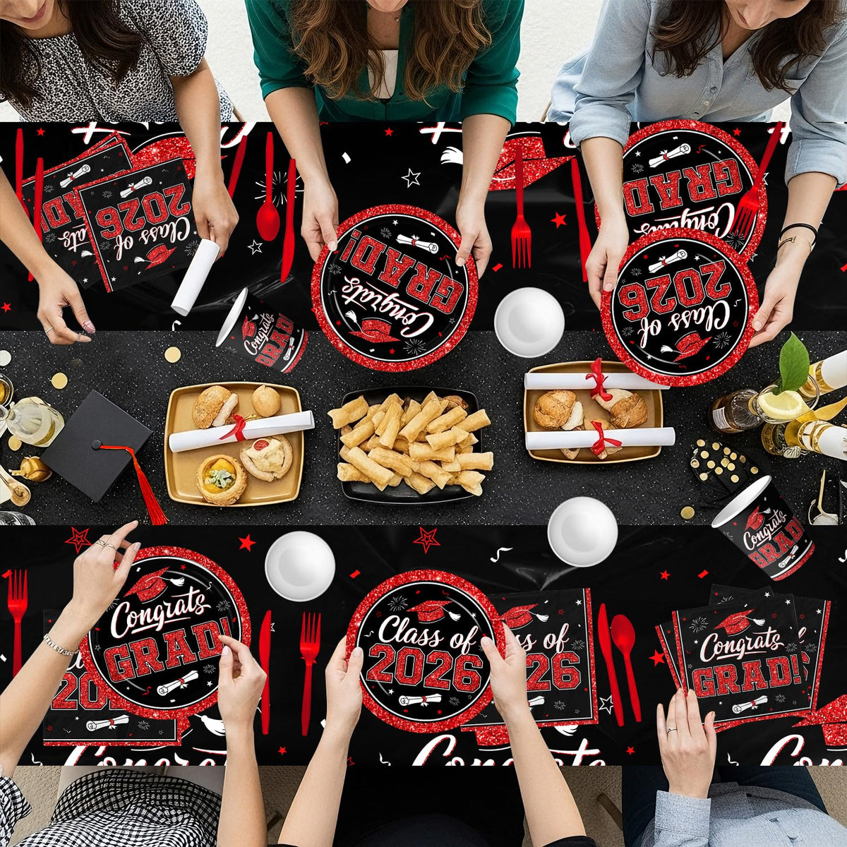 Suzkoqo grad swirls add vertical movement and color to photo-worthy backdrops.