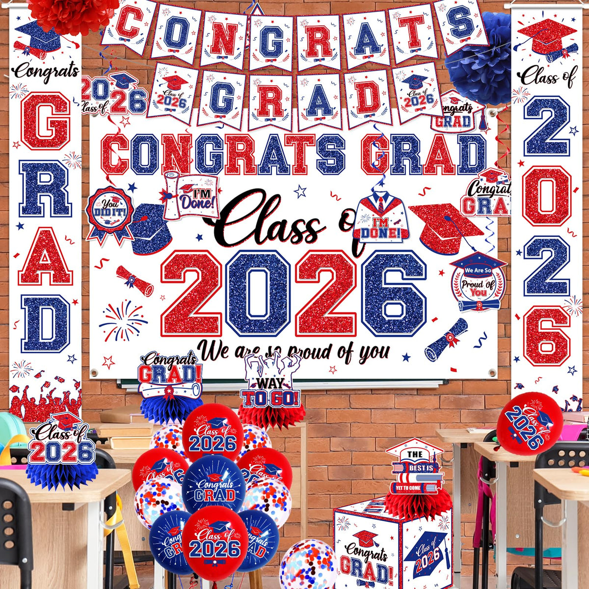 Suzkoqo graduation card box keeps cards organized