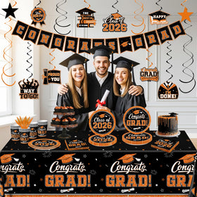 Suzkoqo 9-inch plates ready for easy graduation serving.