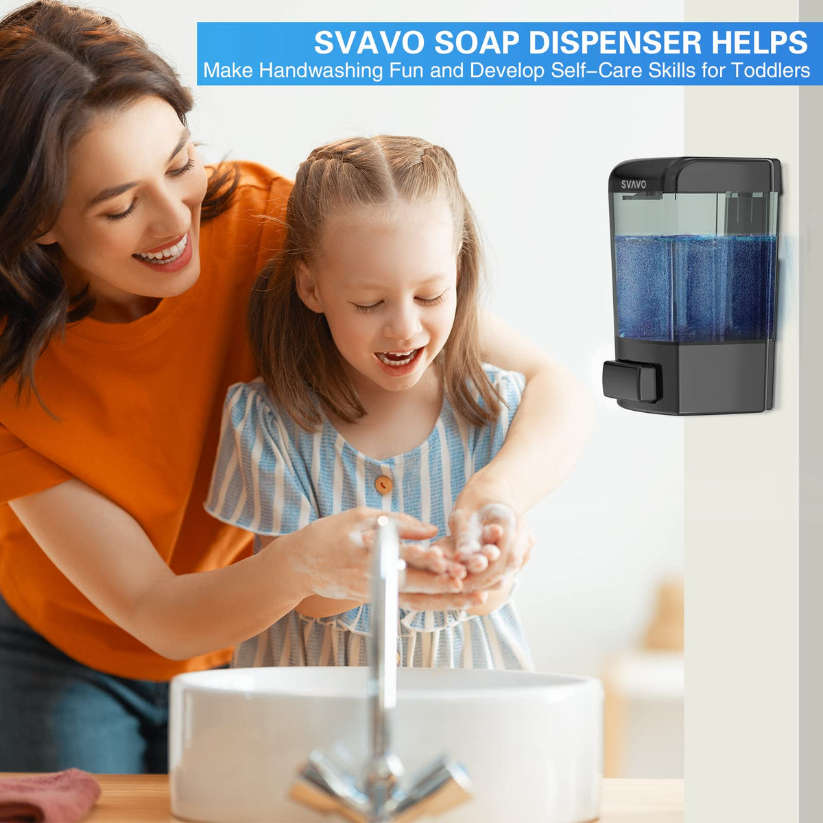 SVAVO easy push-button dispensing for smooth, reliable use