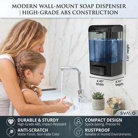 SVAVO wide-mouth refill opening enables quick and tidy refills