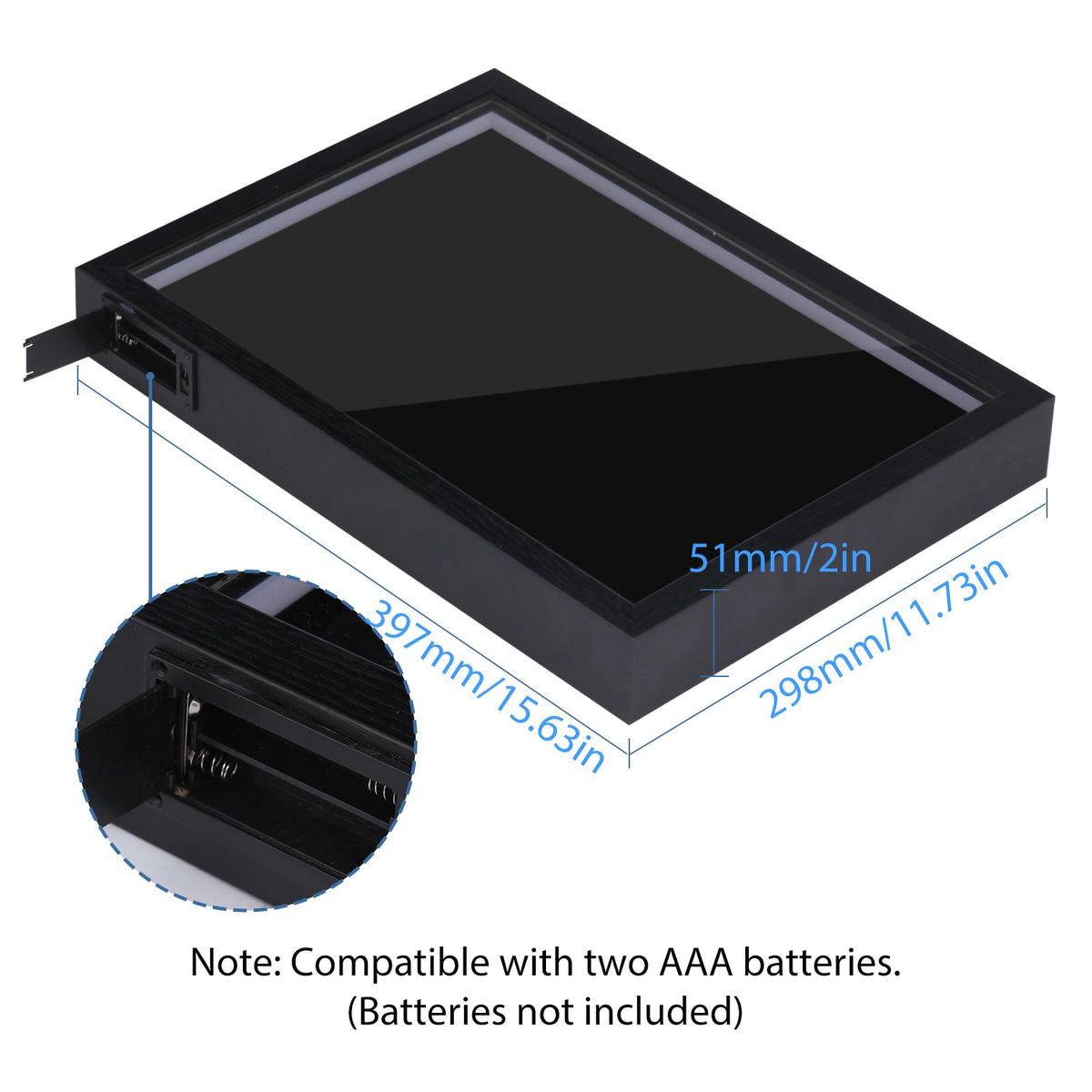 Swakuszy cordless battery compartment keeps the setup clean and tidy