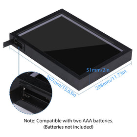 Swakuszy cordless battery compartment keeps the setup clean and tidy