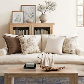 SWANCOCO cotton-linen blend pillow cover delivers soft, durable decor.