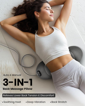 Swancode Triple Fusion Back Massager heat pad provides quick comfort after long drives.