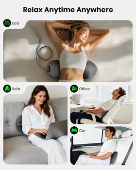 Swancode Triple Fusion Back Massager ideal for home, office, or car sessions.