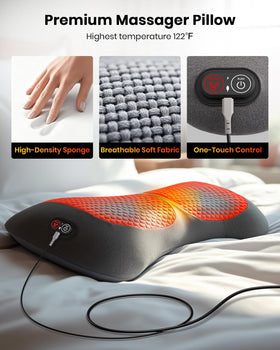 Swancode Triple Fusion Back Massager vibration mode soothes tension and promotes relaxation.