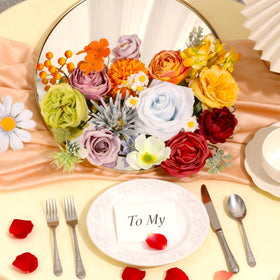SwanMoon cake flowers for decorative accents without maintenance