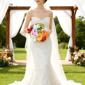 SwanMoon wedding bouquet kit ready-to-use and reusable