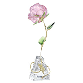 Swarovski Florere Rose crystal base detail showing craftsmanship