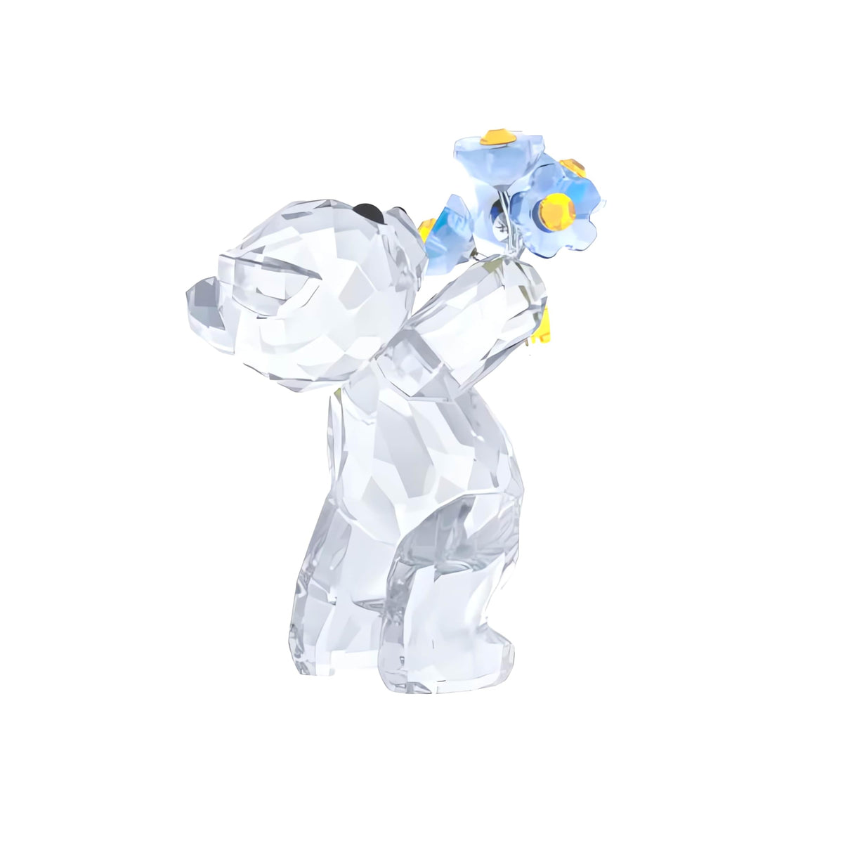 Swarovski Kris Bear crystal-brilliance captures light from multiple angles for a sparkling centerpiece.
