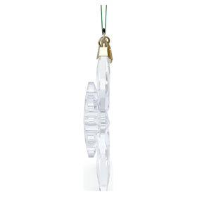 Swarovski crystal star hangs on trees and windows for holiday charm.