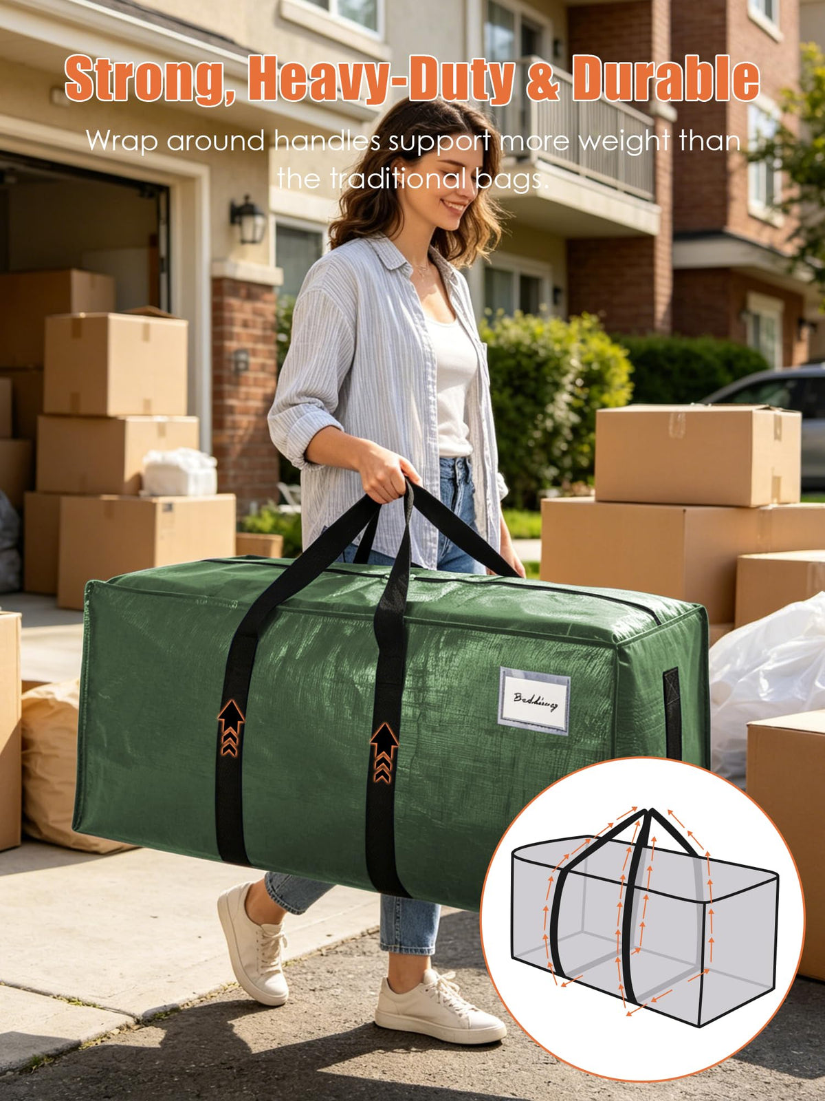 Sweet Dolphin 200lb wrap-around handles provide secure lifting and long-lasting support.