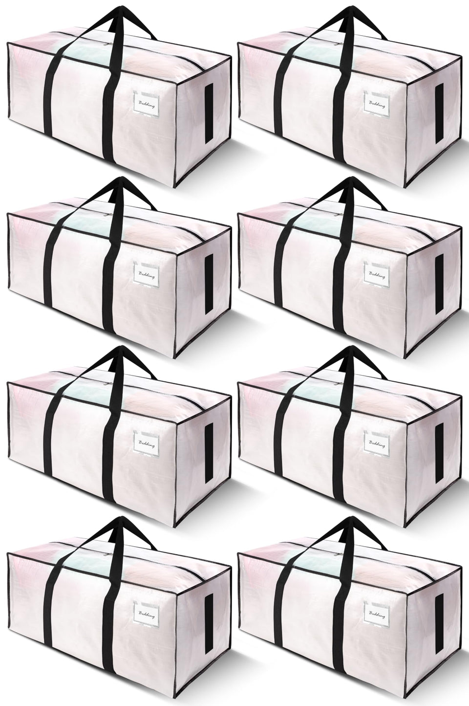 Sweet Dolphin 8-pack 24-gal bags showing vast storage capacity for moving