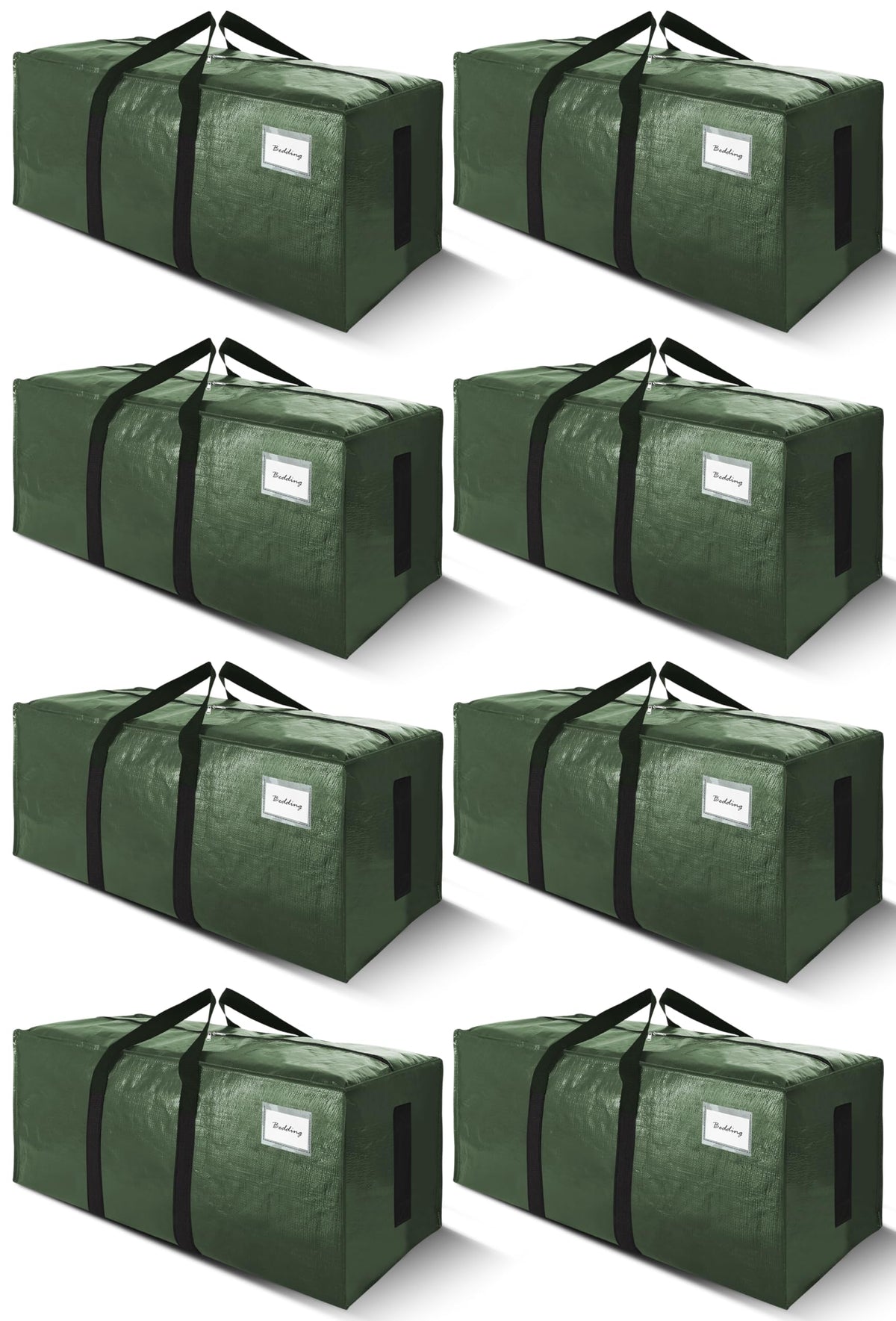 Sweet Dolphin 8-pack bags seen from outside, offering massive storage for moving and dorms.