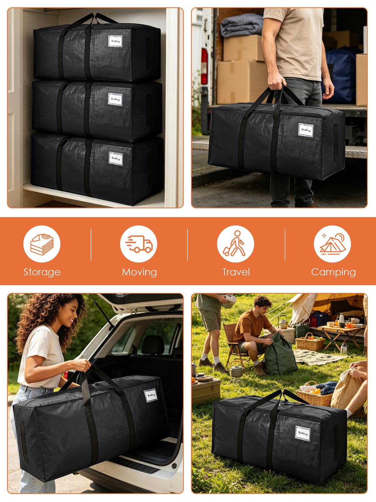 Sweet Dolphin bag folds flat for compact storage when not used.