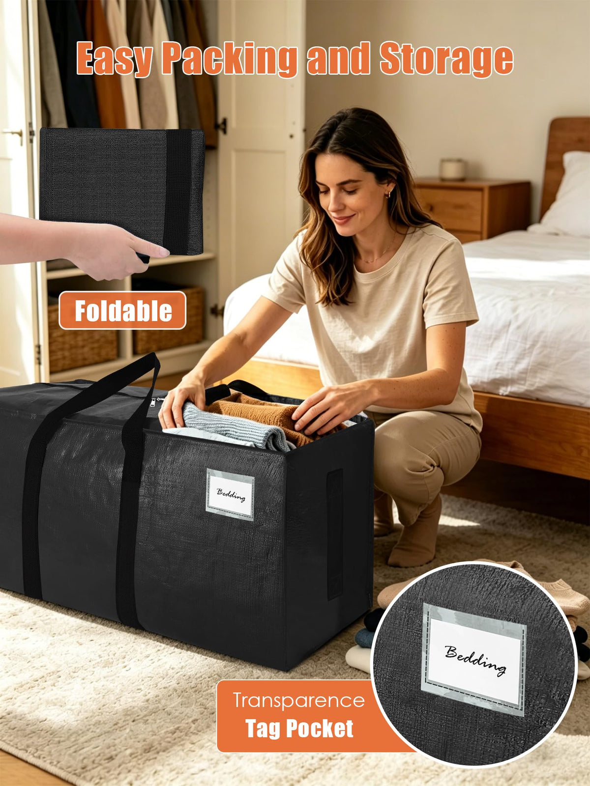 Sweet Dolphin side handles enable multi-directional lifting from car trunks to shelves.