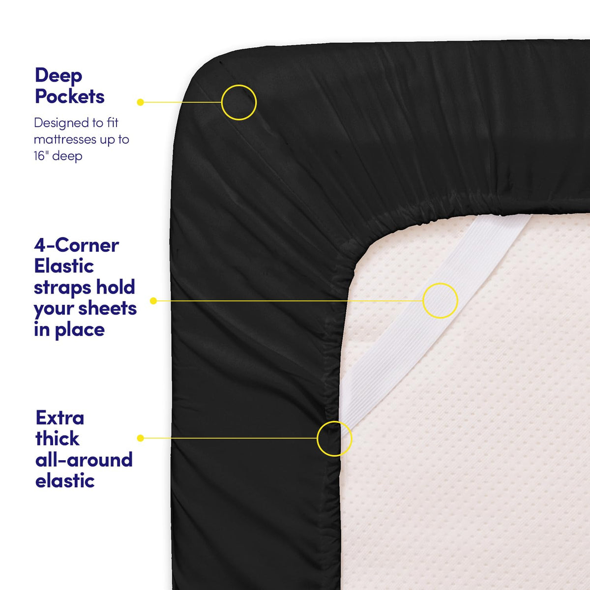 Sweet Home Collection wrinkle and fade resistant fabric for easy care.