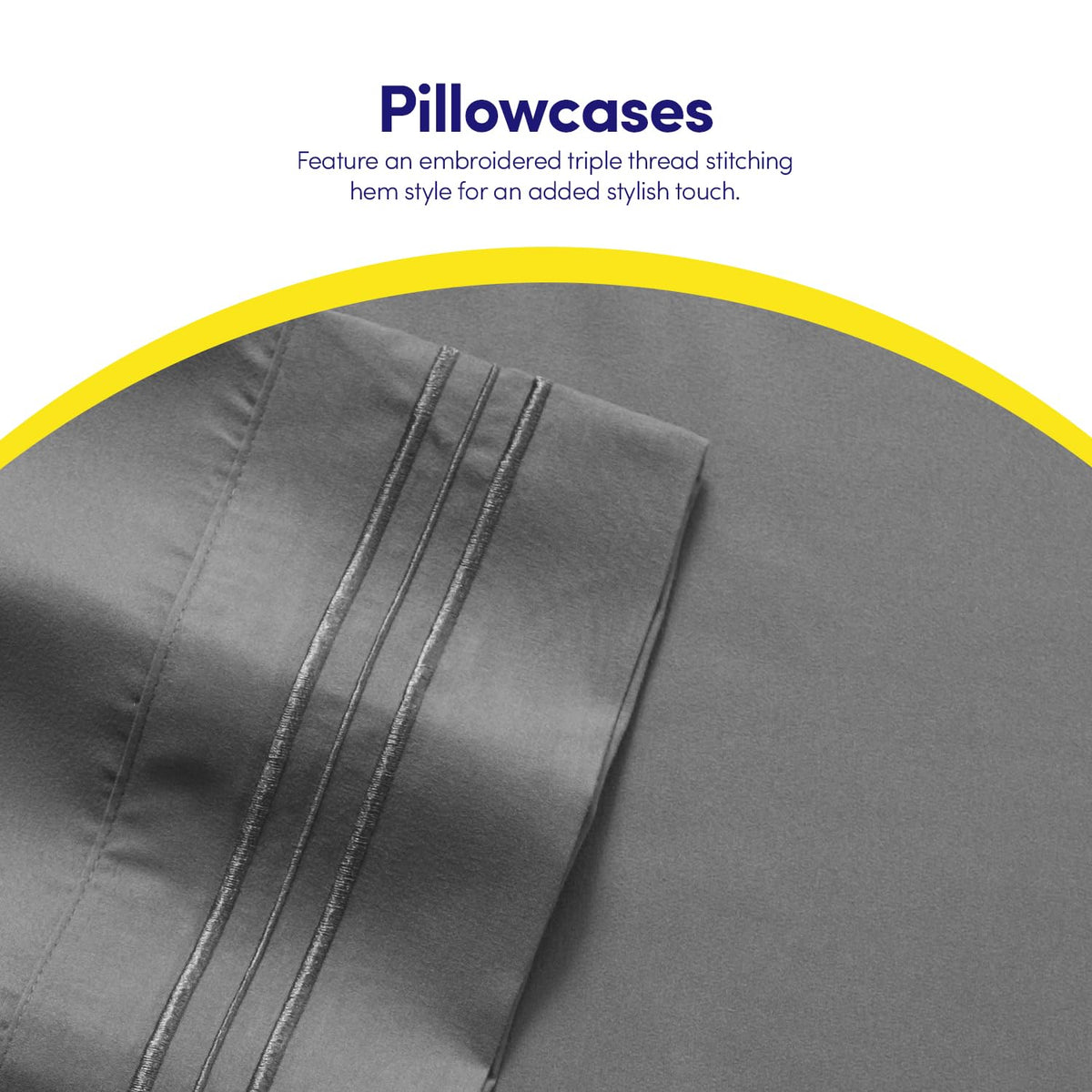 Sweet Home Collection 1500 Supreme King fabric is wrinkle-resistant and durable.
