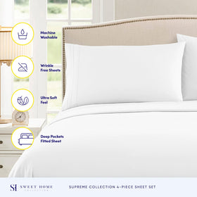 Sweet Home Collection brushed microfiber texture close-up for soft luxury feel