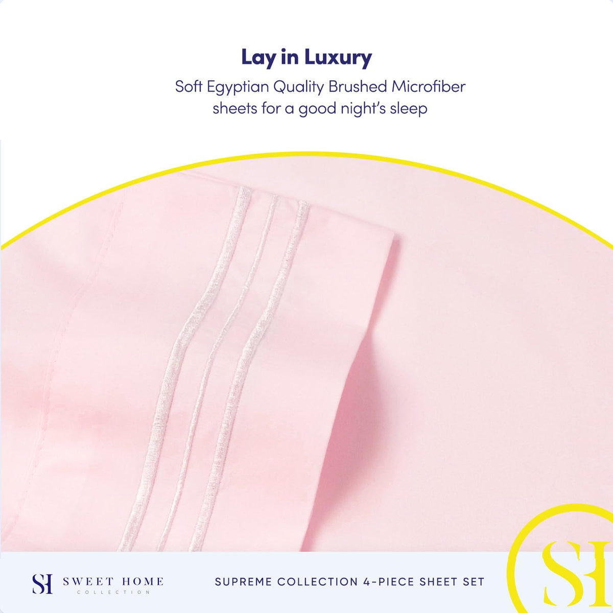 Sweet Home Collection color palette including pale pink options for bedding