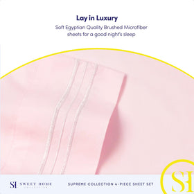 Sweet Home Collection color palette including pale pink options for bedding