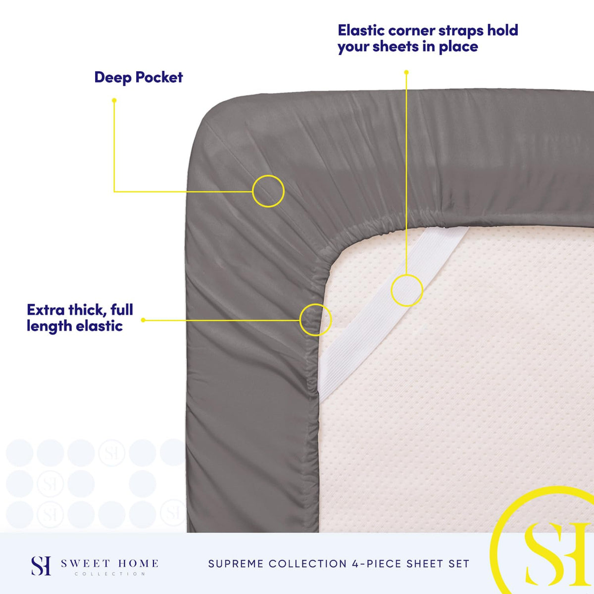 Sweet Home Collection 40 color options to match any bedroom décor