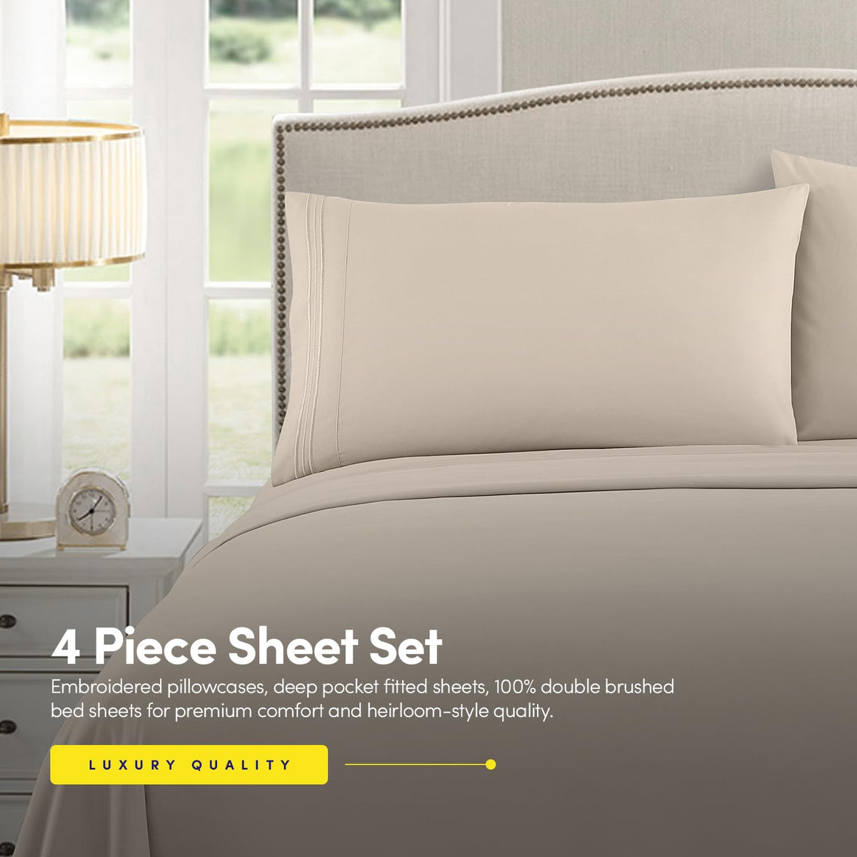 Soft microfiber fabric delivers breathable, durable comfort.