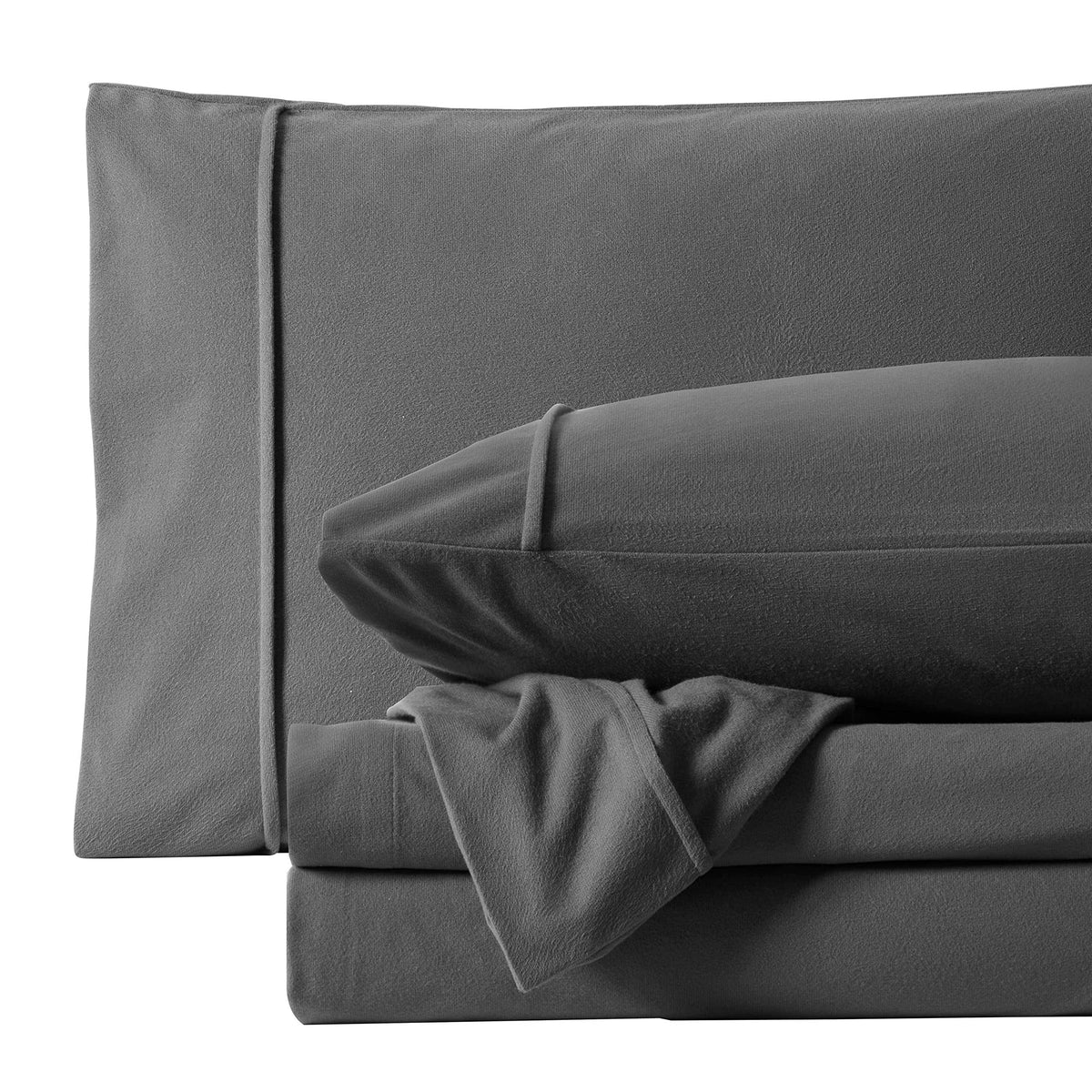 Sweet Home Collection flannel sheets with wrinkle-resistant finish for easy care