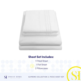 Sweet Home Collection king pillowcases included for complete sleep set