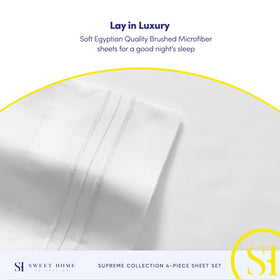 Sweet Home Collection machine washable care for easy maintenance