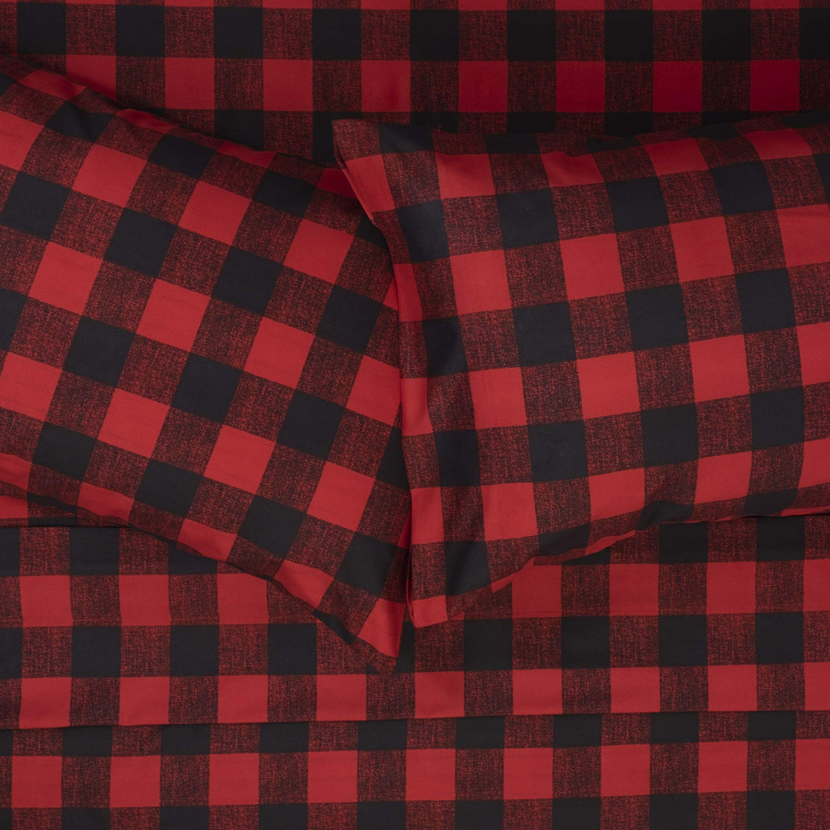 Two pillowcases included with the queen sheet set by Sweet Home Collection.