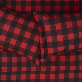 Two pillowcases included with the queen sheet set by Sweet Home Collection.