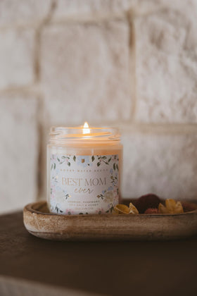 Sweet Water Decor Bedroom decor with soft glow from the candle