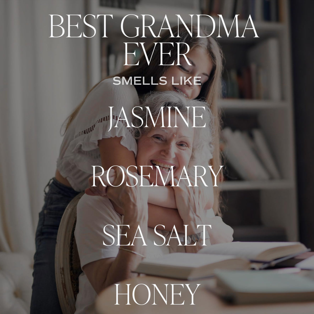 Sweet Water Decor Best Grandma Ever Candle wax pool showing amber honey tones