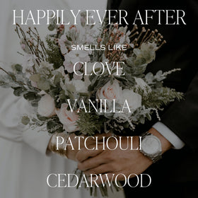 Sweet Water Decor Happily Ever After Candle in clear jar brightens rooms with scent