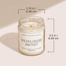 Sweet Water Decor Happy Anniversary Candle 9oz jar compact and clean