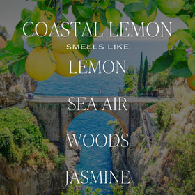 Sweet Water Decor lemon zest close-up highlighting bright citrus fragrance and wax detail.