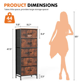 Sweetcrispy compact tall storage tower fits narrow spaces
