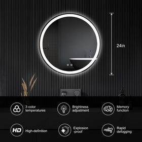 Sweetcrispy defog feature clears steam instantly for a fog-free reflection.