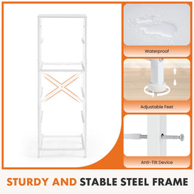 Sweetcrispy assembly kit shows tool-free setup for quick installation.