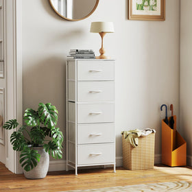 Sweetcrispy fabric-bin drawer closeup highlights durable, fade-resistant organization for accessories.