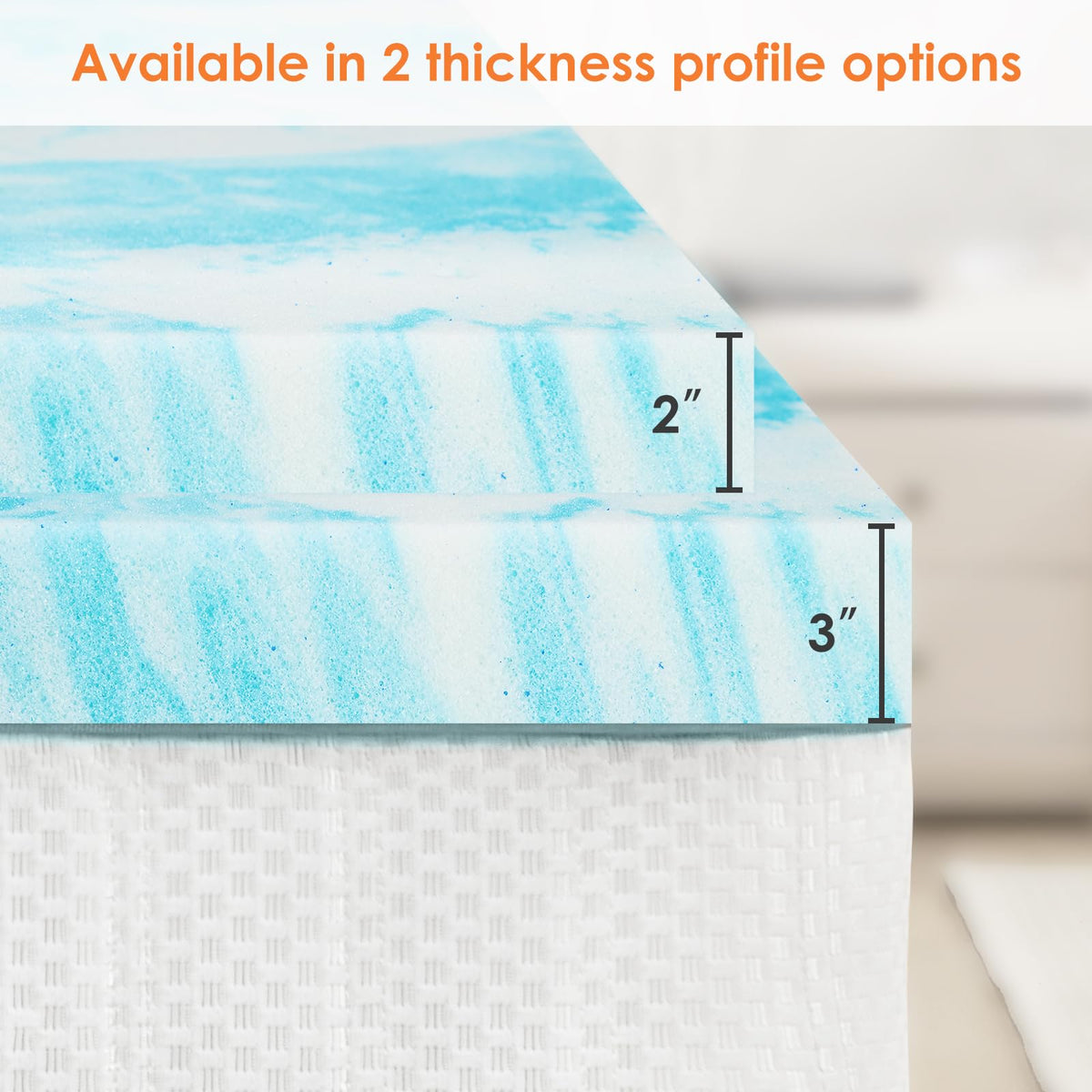 Sweetcrispy king bed setup demonstrates plush surface and easy installation.