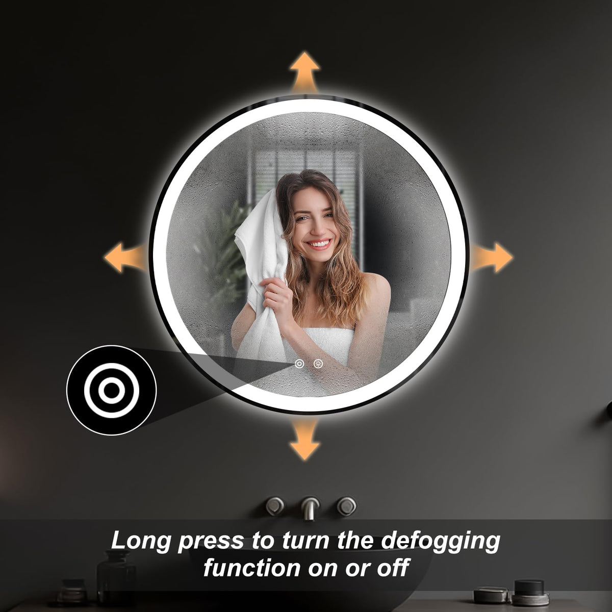 Sweetcrispy memory function recalls last brightness and color setting.
