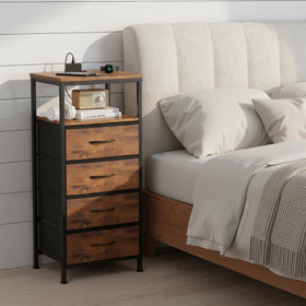Sweetcrispy nightstand in a multiuse space suitable for bedroom, living room, and study
