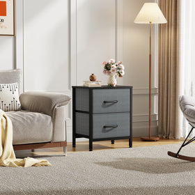 Sweetcrispy nightstand in a bedroom setup with two tables side by side
