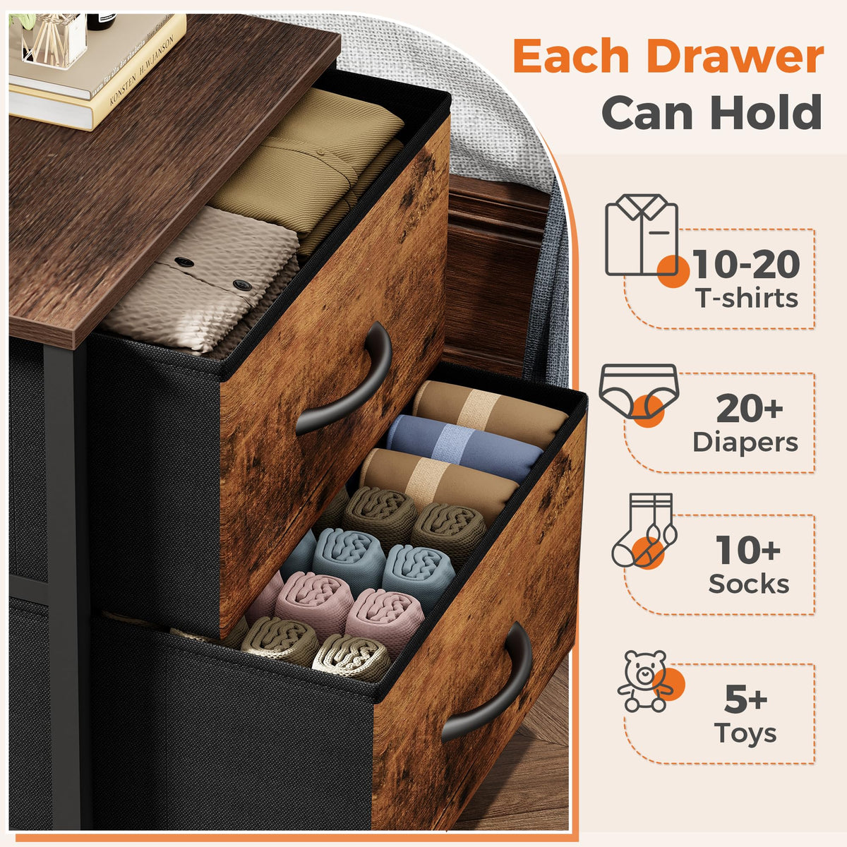 Sweetcrispy nightstand includes easy assembly tools for quick setup