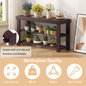 Sweetcrispy shoe rack bench in entryway demonstrates versatile storage